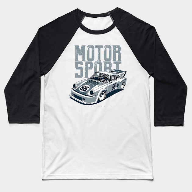 Motorsport Baseball T-Shirt by Markaryan